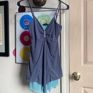 Guess Purple and Blue Chemise for Relaxed Sleepwear